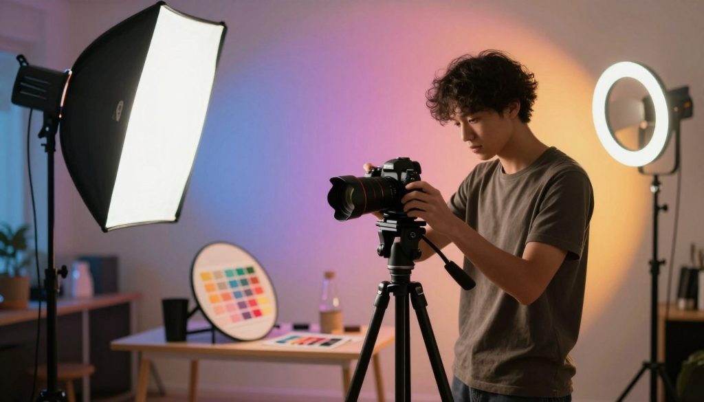 Balancing multiple light sources for professional photography